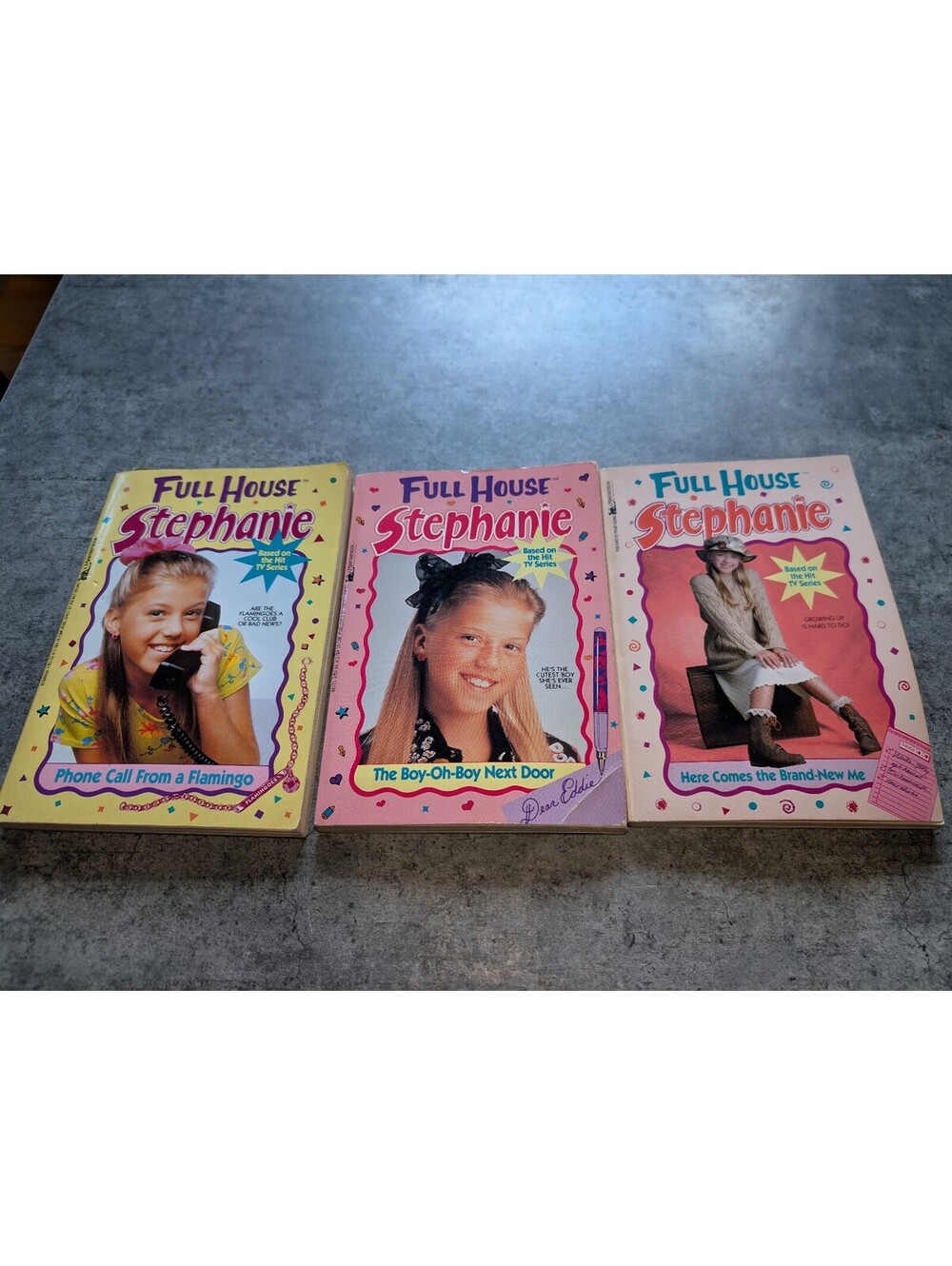 Vintage 1990s Lot 3 Full House Stephanie Tanner PB Books Teen Tween Fiction